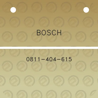 bosch-0811-404-615