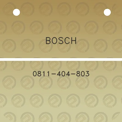 bosch-0811-404-803