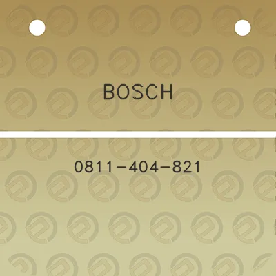 bosch-0811-404-821