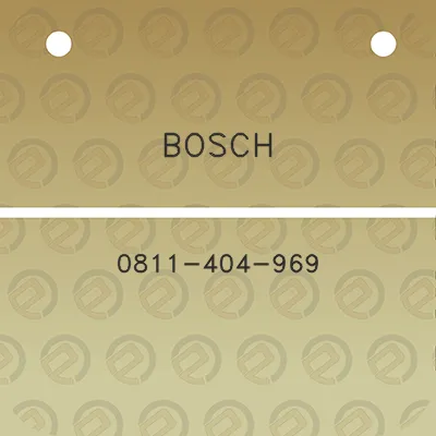 bosch-0811-404-969