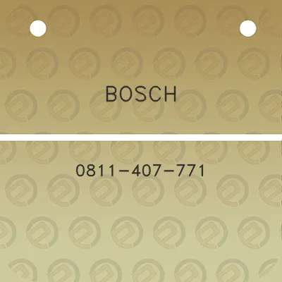 bosch-0811-407-771