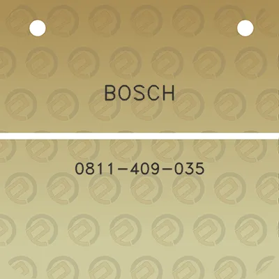 bosch-0811-409-035