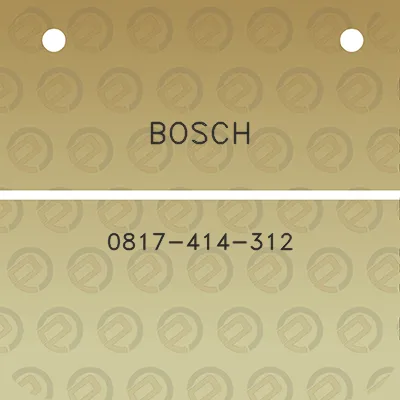 bosch-0817-414-312