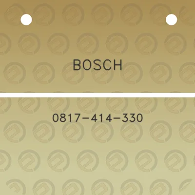 bosch-0817-414-330