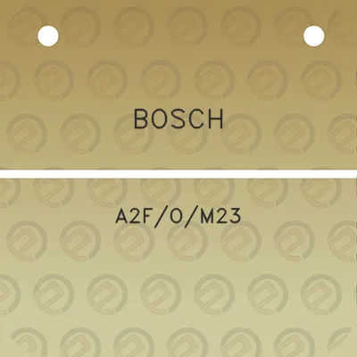 bosch-a2fom23