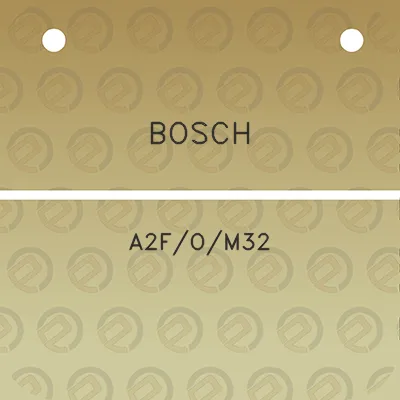 bosch-a2fom32