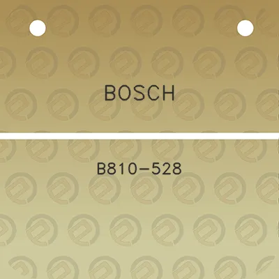 bosch-b810-528