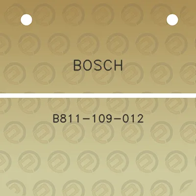 bosch-b811-109-012