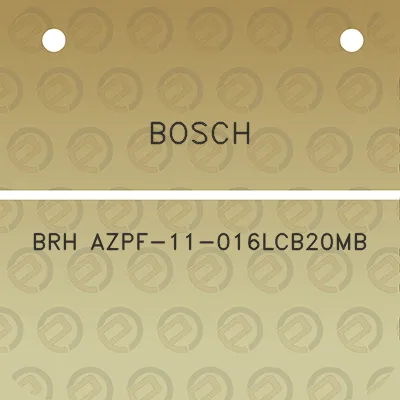 bosch-brh-azpf-11-016lcb20mb