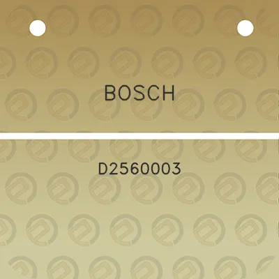 bosch-d2560003