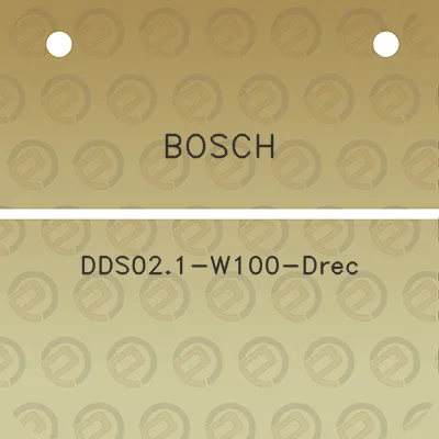 bosch-dds021-w100-drec