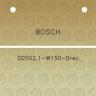 bosch-dds021-w150-drec