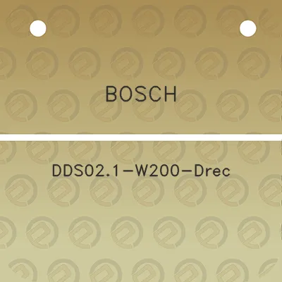 bosch-dds021-w200-drec