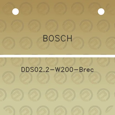 bosch-dds022-w200-brec