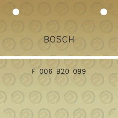 bosch-f-006-b20-099