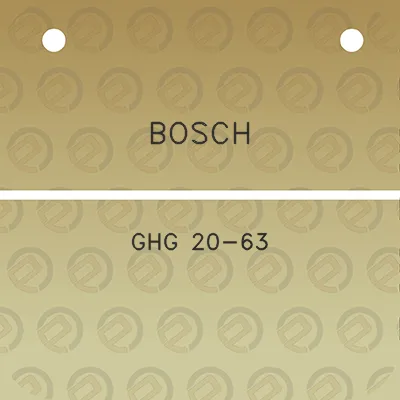 bosch-ghg-20-63