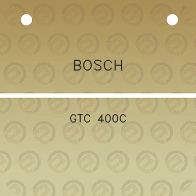 bosch-gtc-400c