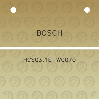 bosch-hcs031e-w0070