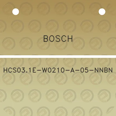 bosch-hcs031e-w0210-a-05-nnbn