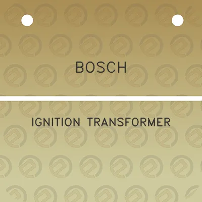 bosch-ignition-transformer