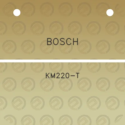 bosch-km220-t