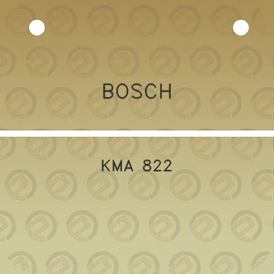 bosch-kma-822