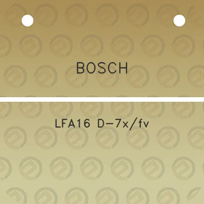 bosch-lfa16-d-7xfv