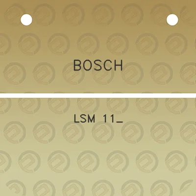 bosch-lsm-11