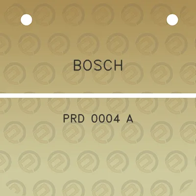 bosch-prd-0004-a