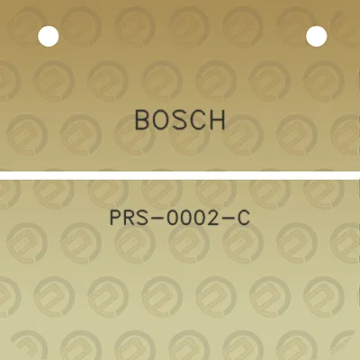 bosch-prs-0002-c