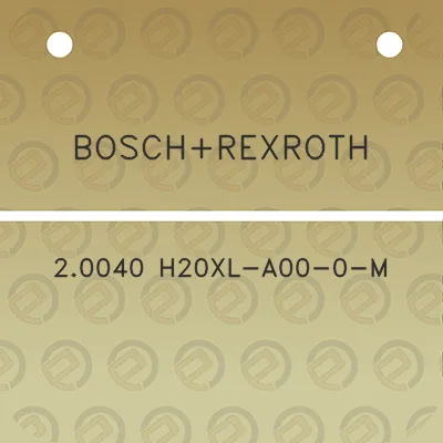boschrexroth-20040-h20xl-a00-0-m