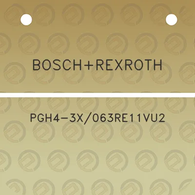 boschrexroth-pgh4-3x063re11vu2