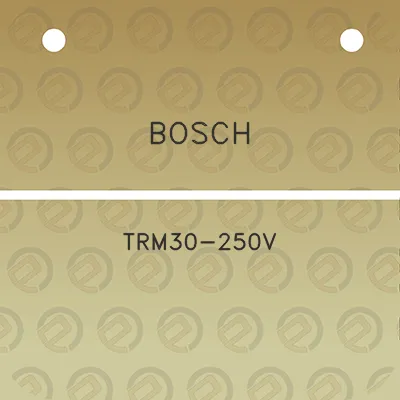 bosch-trm30-250v