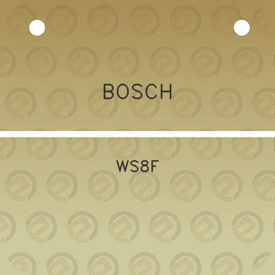 bosch-ws8f