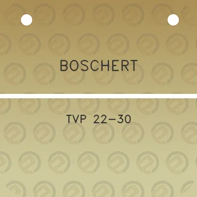 boschert-tvp-22-30