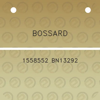 bossard-1558552-bn13292