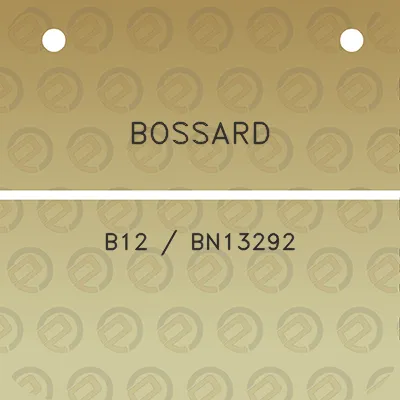 bossard-b12-bn13292