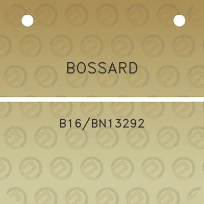 bossard-b16bn13292