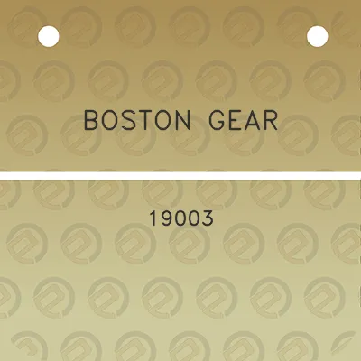 boston-gear-19003