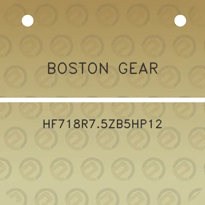 boston-gear-hf718r75zb5hp12