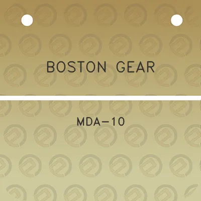 boston-gear-mda-10