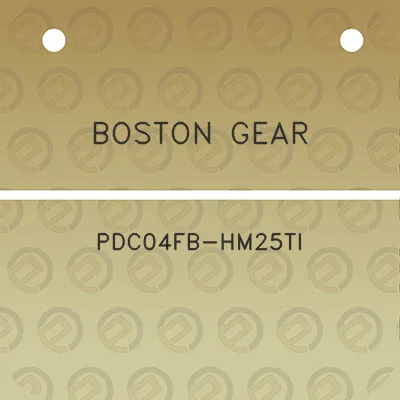 boston-gear-pdc04fb-hm25ti