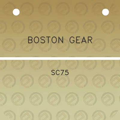 boston-gear-sc75