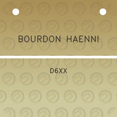 bourdon-haenni-d6xx