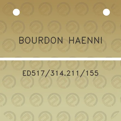 bourdon-haenni-ed517314211155