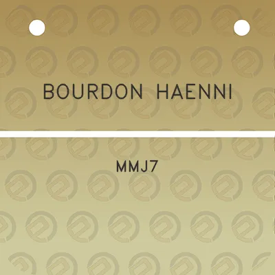 bourdon-haenni-mmj7