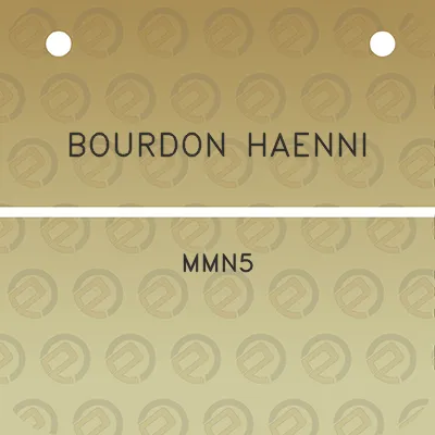 bourdon-haenni-mmn5