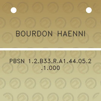 bourdon-haenni-pbsn-12b33ra1440521000