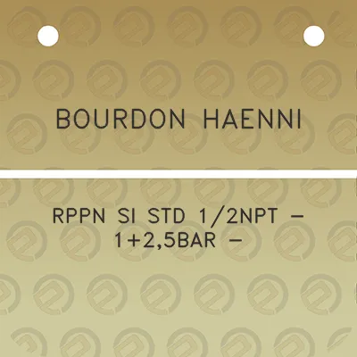 bourdon-haenni-rppn-si-std-12npt-125bar