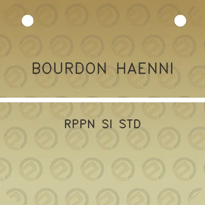 bourdon-haenni-rppn-si-std